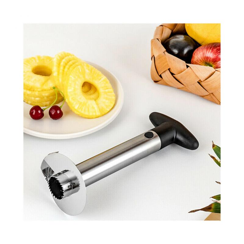 Fruit Stainless Pineapple Corer Slicer Peeler Cutter Parer Kitchen Easy Tool
