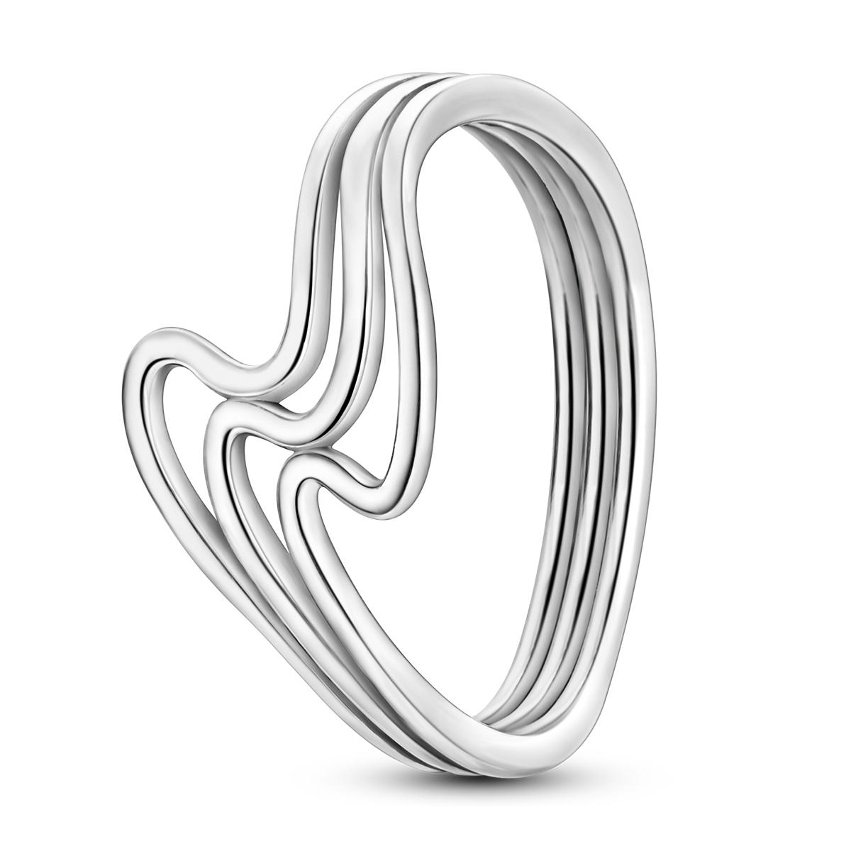 

copper Plated Pink Cat Ring Infinite Authentic Design Heart Zircon Wedding Anniversary Rings Jewellery Gift Ideal For Women 9
