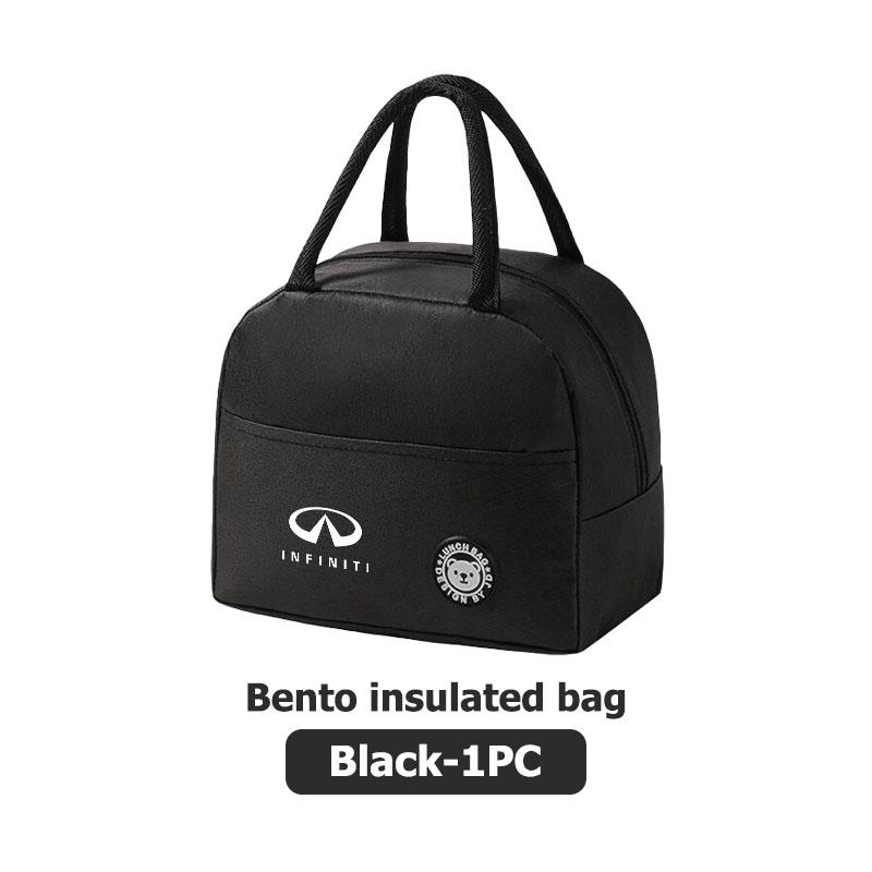 Car Insulated Large Capacity Bento Bag Thermal Cooler Handbag For Infiniti FX35 Q30 G37 QX70 G35 QX50 QX60 QX80 QX30 JX35 G25 VV111