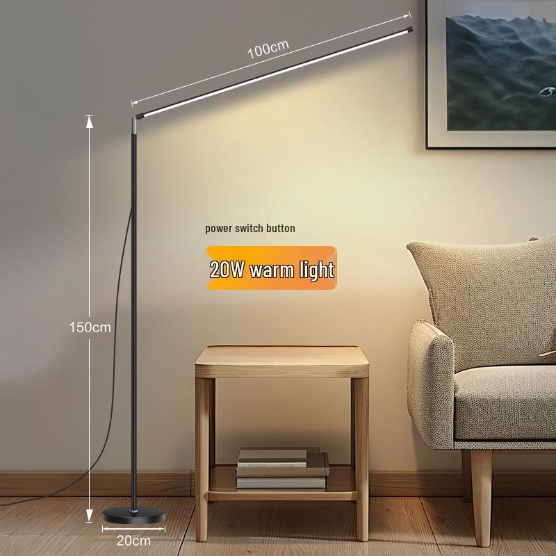 LED Super Bright Floor Lamp for Living Room, Bedroom, and Study - Eye Protection, Ambient Light, T98 Model