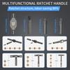 24 in 1 Magnetic Screwdriver Set Multifunctional Toolbox with Detachable Ratchet Handle Portable Precision Repair Tool