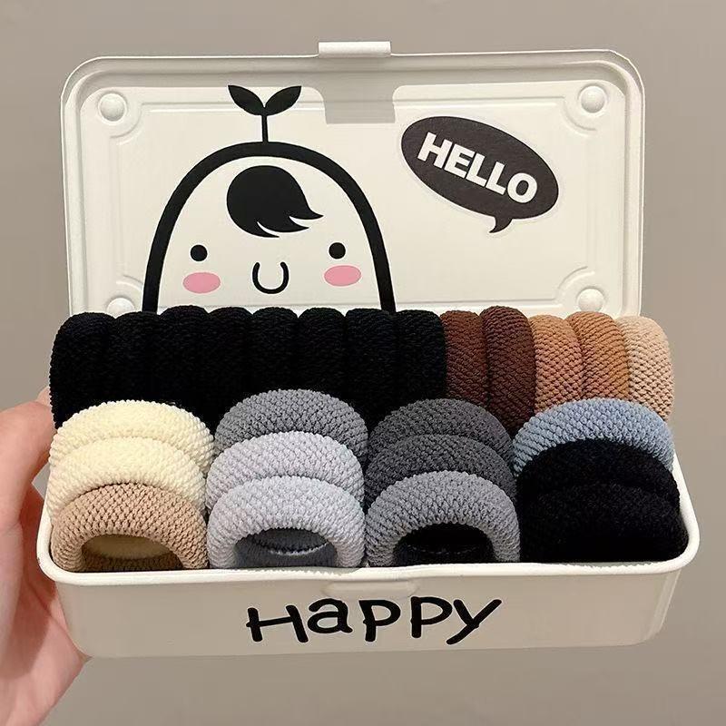 New Thick and Sturdy High-elasticity Hair Band for Tying Hair Elastic Hair Tie for Hair Fixation Durable Without Seams Hair String