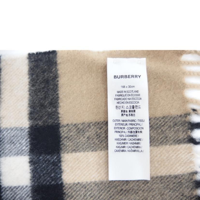 Used BURBERRY Nova Check Cashmere Stole, Rank A, 82