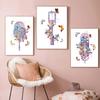 Eye Anatomy Medicine Optician Optometry Tools Posters and Prints Nordic Wall Art Canvas Paintings For Clinic Room Home  Decor