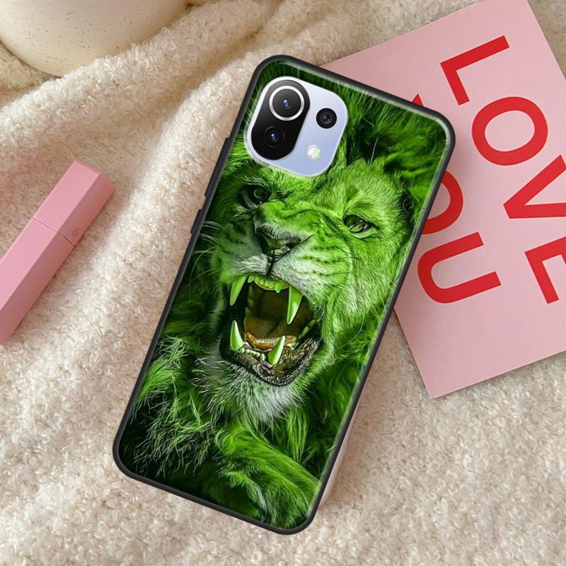 King of jungle Lion Case For POCO X5 X3 X4 F5 Pro F3 F4 GT C40 M5s Phone Cover For Xiaomi 13 11T 12T Pro 12 Lite