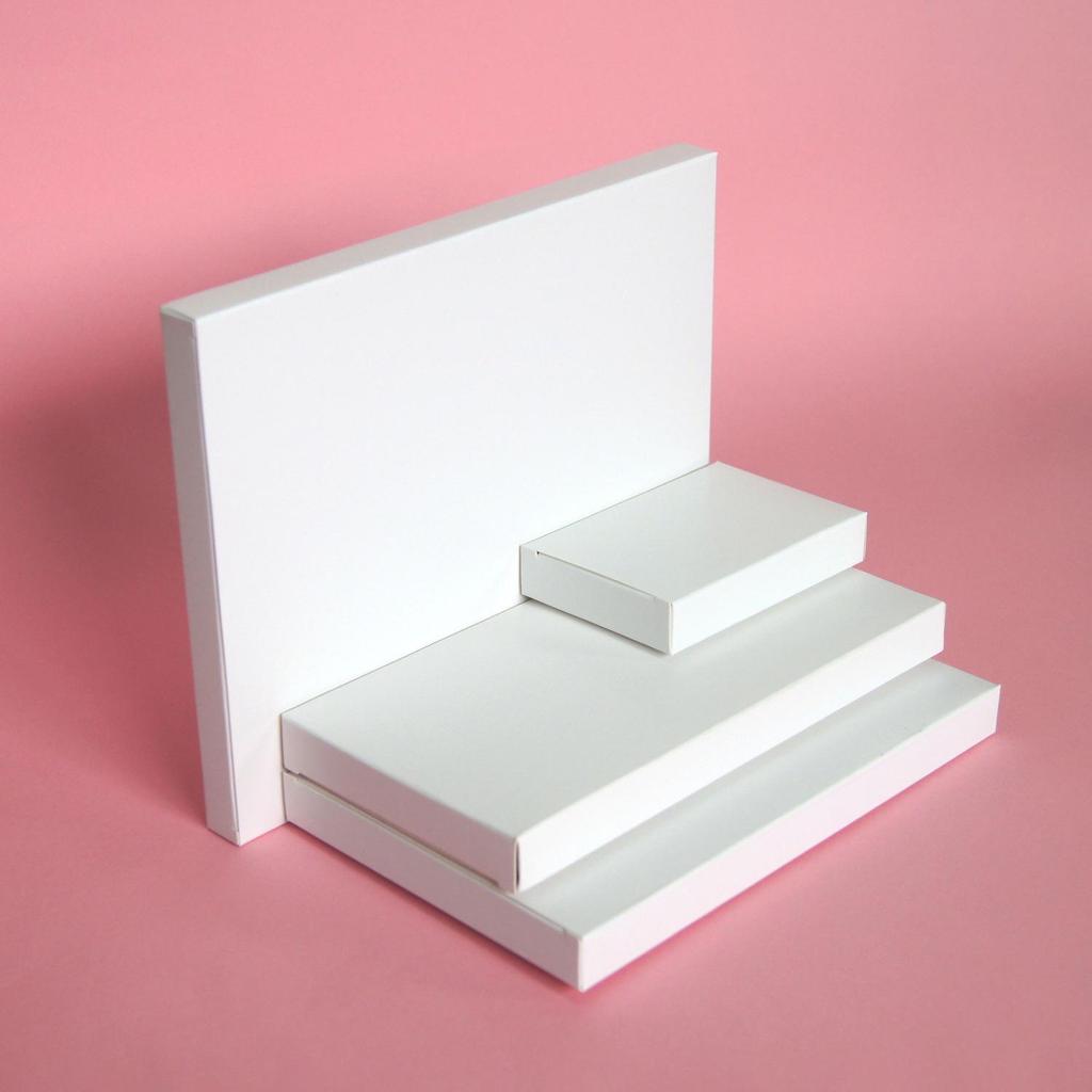 160mm White Cardboard Box with Custom Printing – Ideal for Cross-Border Use.