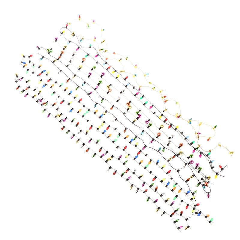 1:12 1 Řetěz falešných světel Vánoce Dobrá dekorace Domeček pro panenky Miniaturní Mini Nábytkové doplňky Řetězová světla