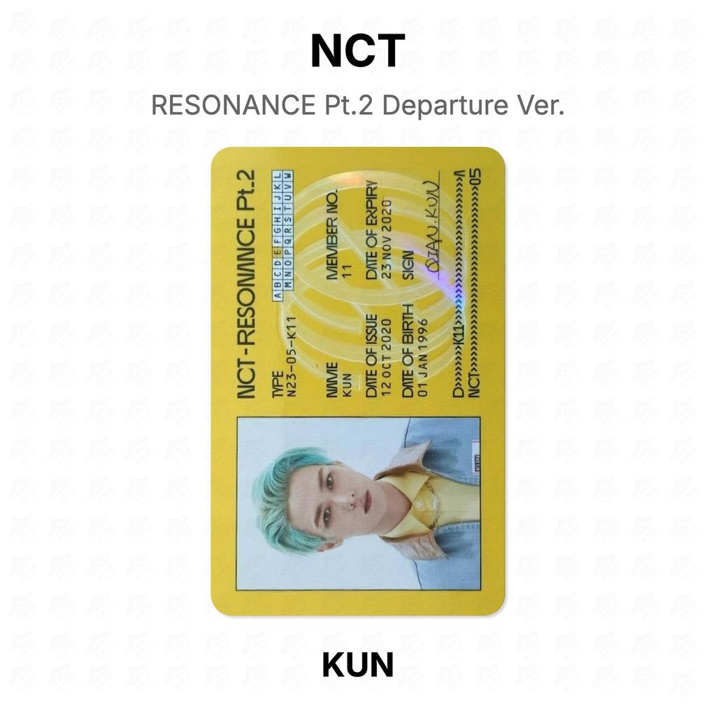 NCT RESONANCE Pt.2 Departure Ver. Official Photocard