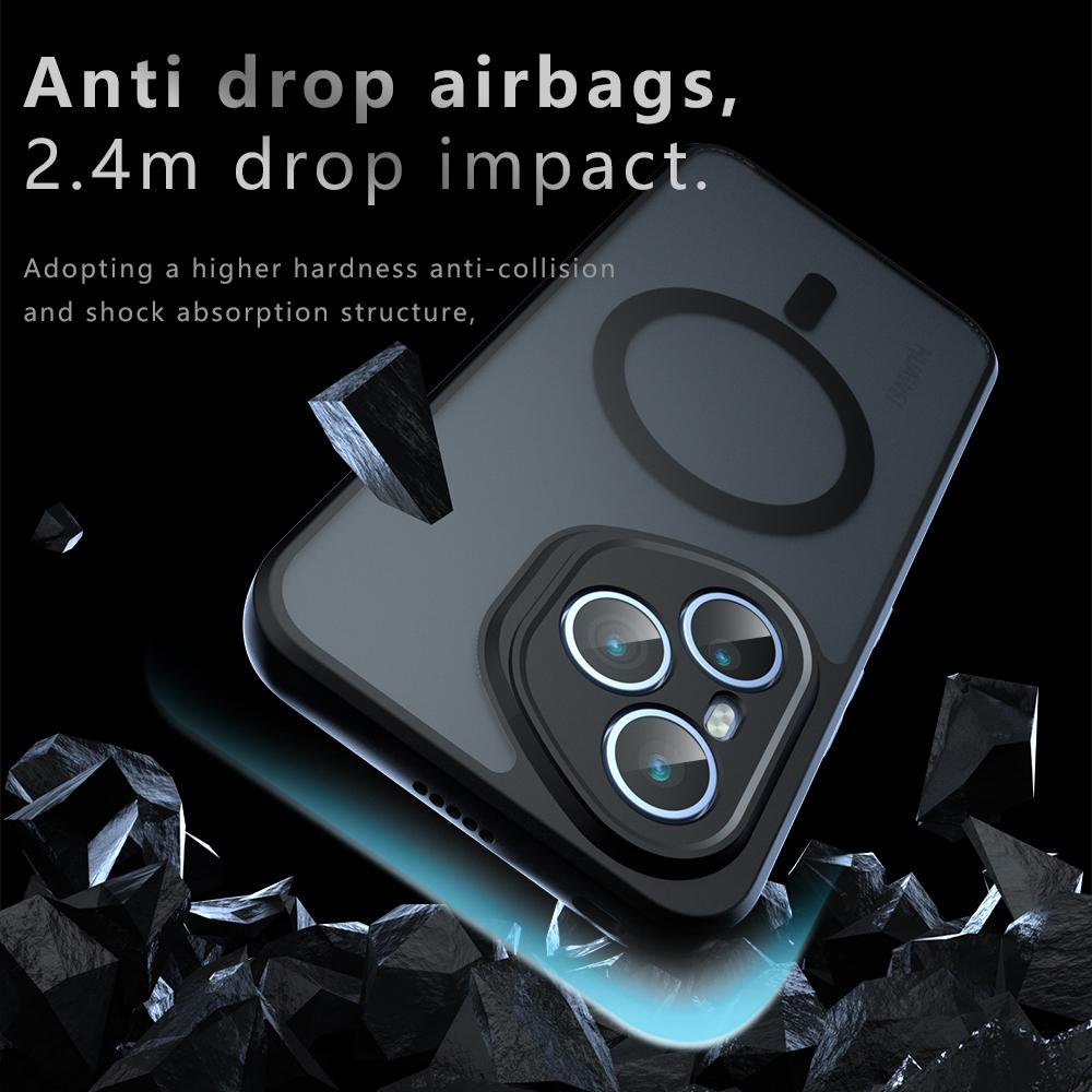 For Magsafe Magnetic Wireless Charging Case For Honor 400 Pro Honor400Pro 5G Shockproof Matte Back Cover Coque