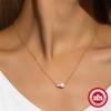 S925 Sterling Silver 2 Pearl Slidable Necklace Bridesmaid Necklace Bohemian Vintage Women'S Necklace Necklace