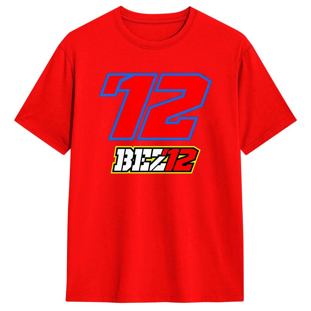 Marco Bezzecchi Unisexs T Shirts Cool Tees Short Sleeve Round Neck TShirt Cotton Plus Size Clothing