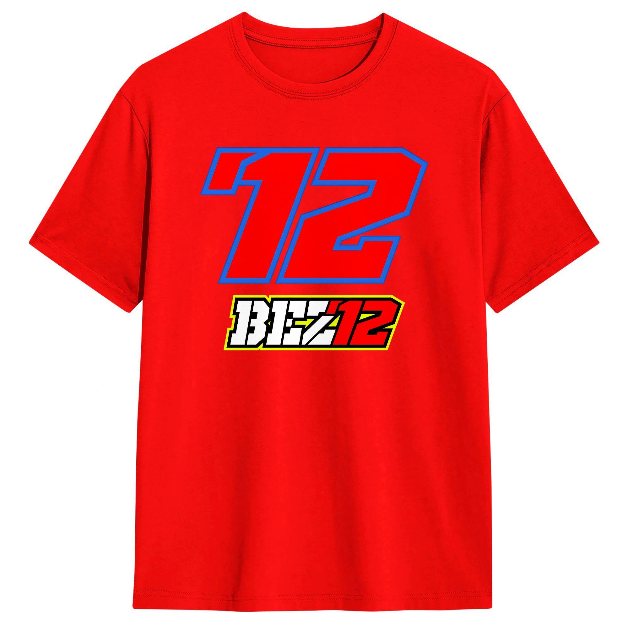 Marco Bezzecchi Unisexs T Shirts Cool Tees Short Sleeve Round Neck TShirt Cotton Plus Size Clothing S