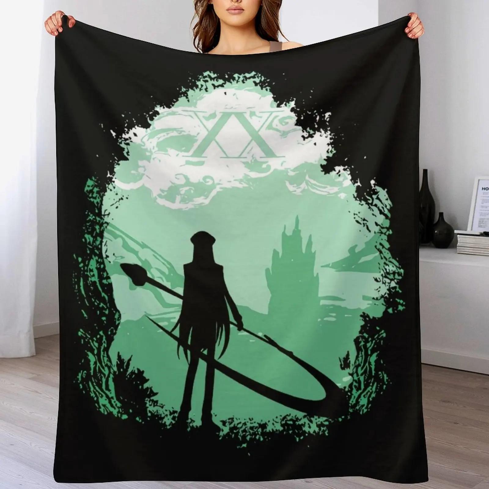 

anime hunter x Throw Blanket Stain Resistant Cozy Warm Blanket 102x76cm(40x30in)