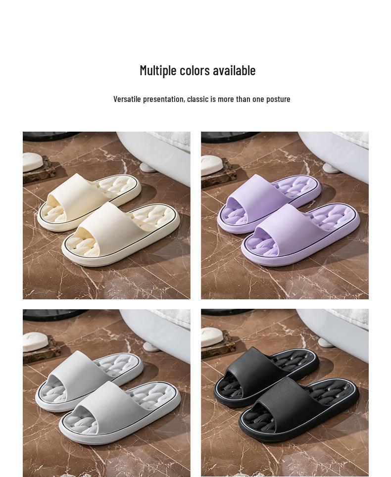 Women's Quick-Dry Anti-Slip Indoor Bathroom Slippers - Step-On Sensation, Breathable Summer Design