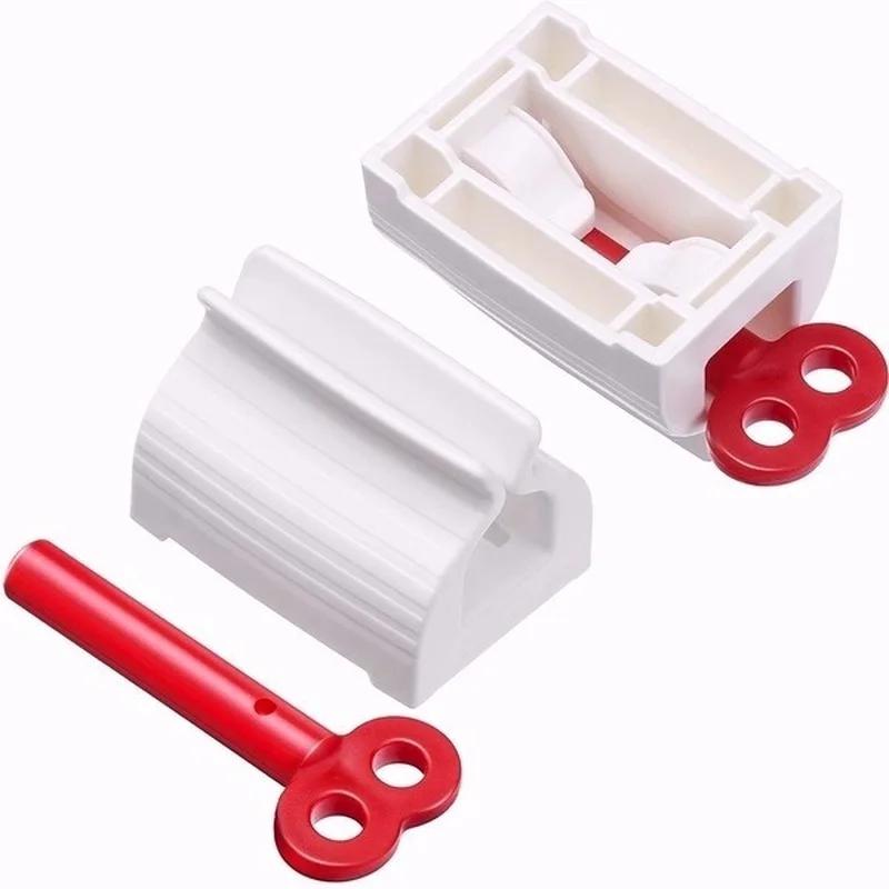 Rolling Tube Toothpaste Squeezer Toothpaste Seat Holder Stand Rotate Toothpaste Dispenser Bathroom 1PC