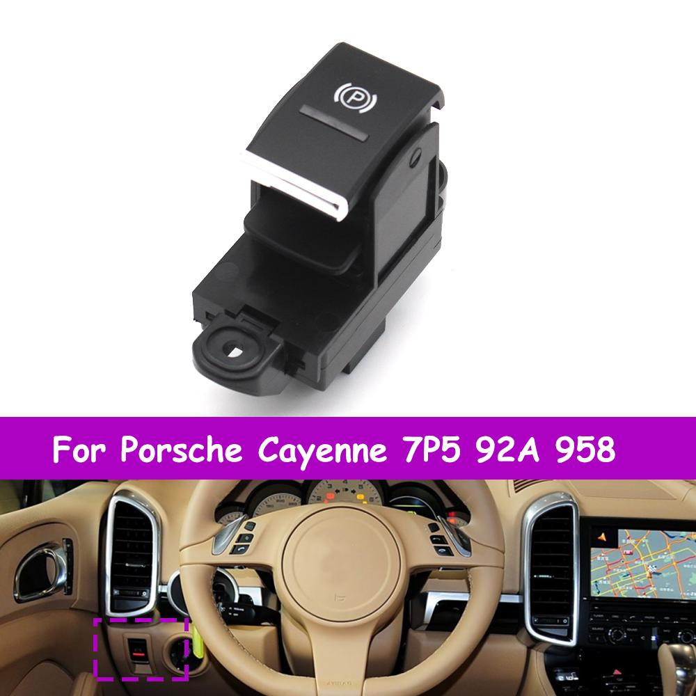 

LHD RHD 7P5 92A 958 Car Electronic Hand Brake Switch Parking Handbrake Assembly For Porsche Cayenne 2011-2016 95861325100 чорний