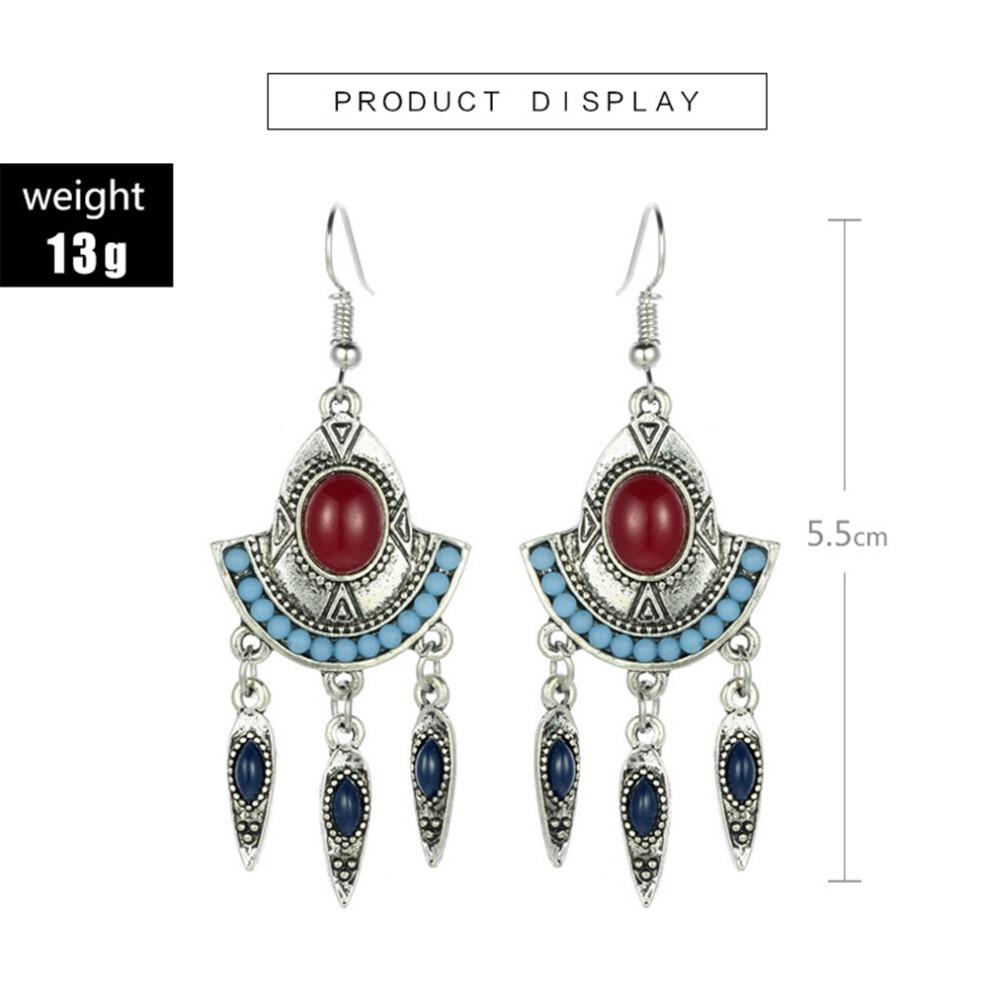 1 Paar Quasten-Ohrringe für Damen, Boho-Schmuck, leicht und elegant