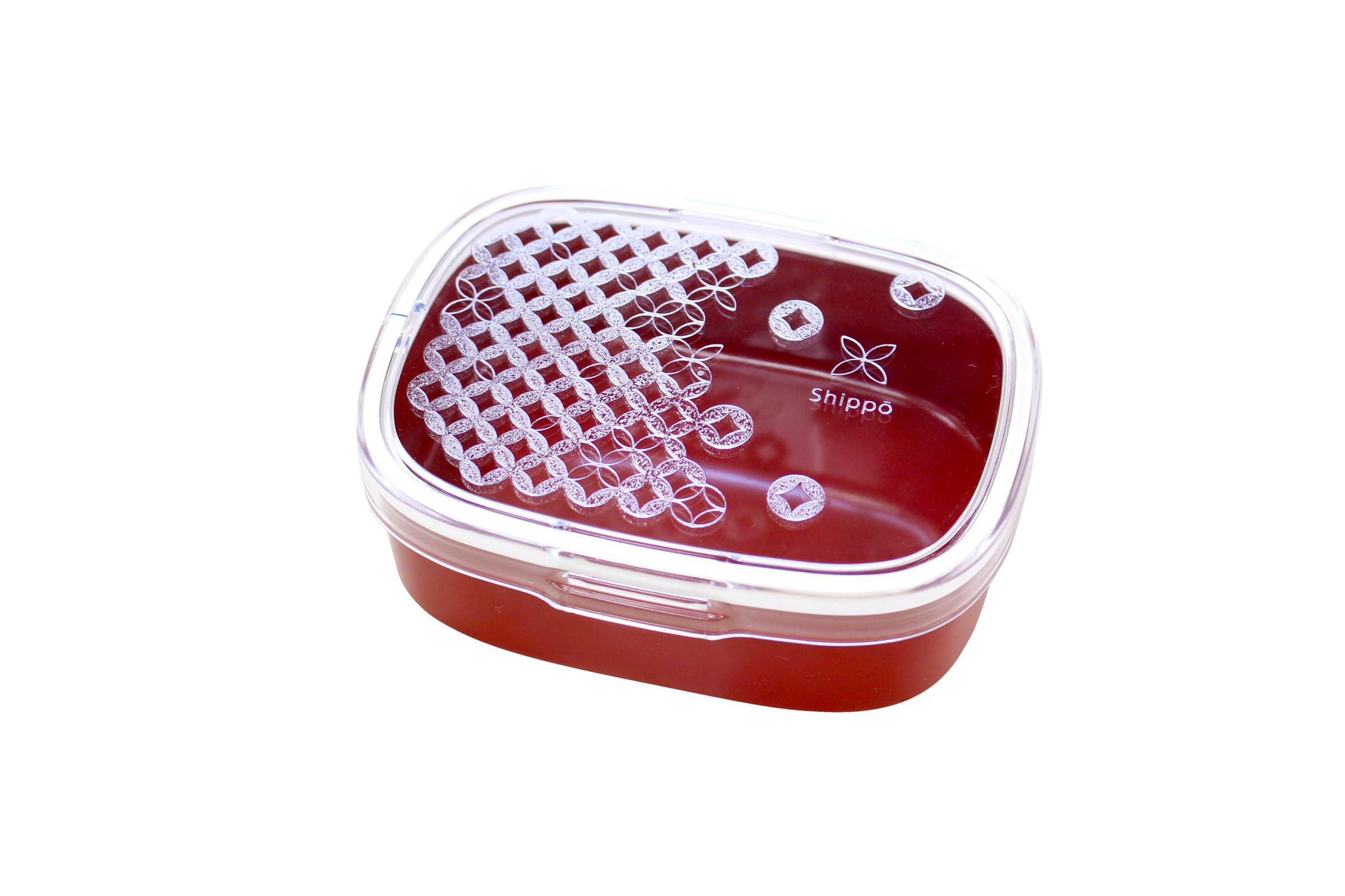 

Tatsumiya Japanese Pattern Lunch Shippo 30442 One-Touch Box, Pattern, Small, 400cm,