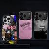 N-NIRO OX7 Singer Phone Case For iPhone 11,12,13,14,15,16,17,Pro,Max,Plus,E,Air,Mini IMD Matte Black