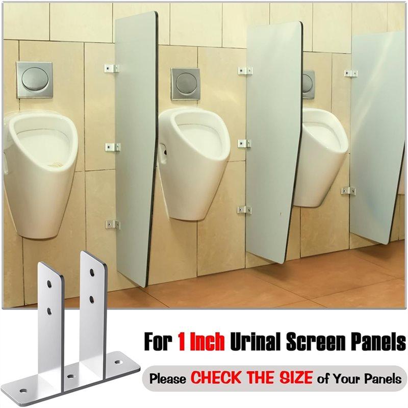 B97A-4 Pack Urinal Screen Polished Chrome With Fasteners For Repairs Hardware For New Installations Or Repairs