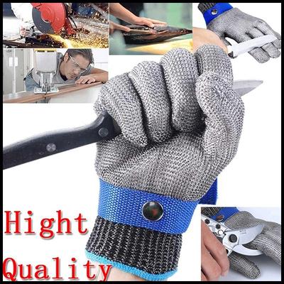 Hight Quality Anti-cut Gloves Safety Cut Proof Stab Resistant Stainless Steel Wire Metal Mesh Kitchen Butcher Cut-Resistant Safety Gloves
