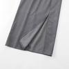 2025 Spring/Autumn Women's Sleeveless Round Neck Midi Dress with Waist Pleats