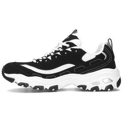 DLites 1.0 Leder Textil Bequem Mode Atmungsaktiv Leicht Niedrig geschnitten Väter Schuhe Herren Sneaker Weiß Schwarz 52675-BKW