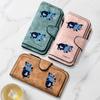 Patchwork Denim Cute Pig Doll Print Long Wallet Multifunctional Portable Snap Button Coin Purse Unisex Perfect Birthday Gift for Daily Use Travel