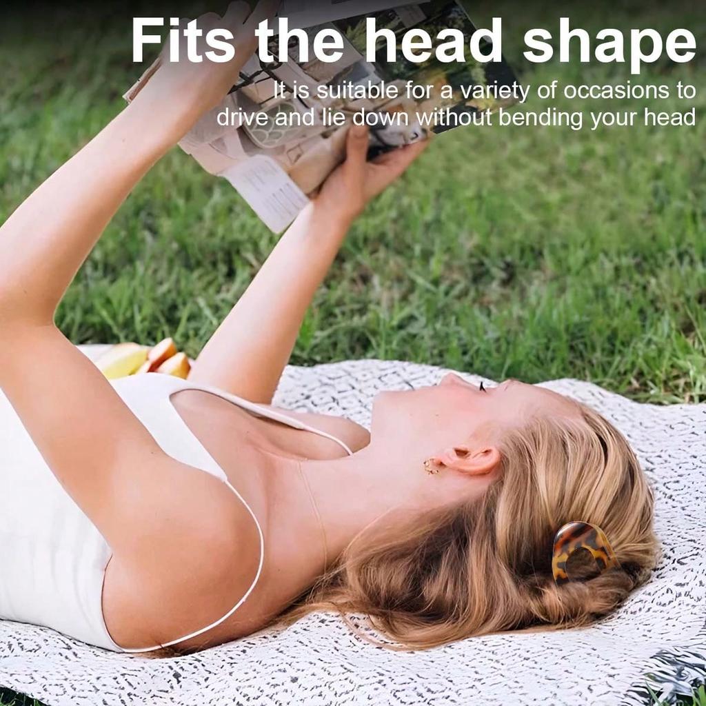 New 1PC Yellow Leopard Oval Plate Hairpin Curved Ponytail Clip Hairpin Flat Duckbill Clip Decorative Hairdressing