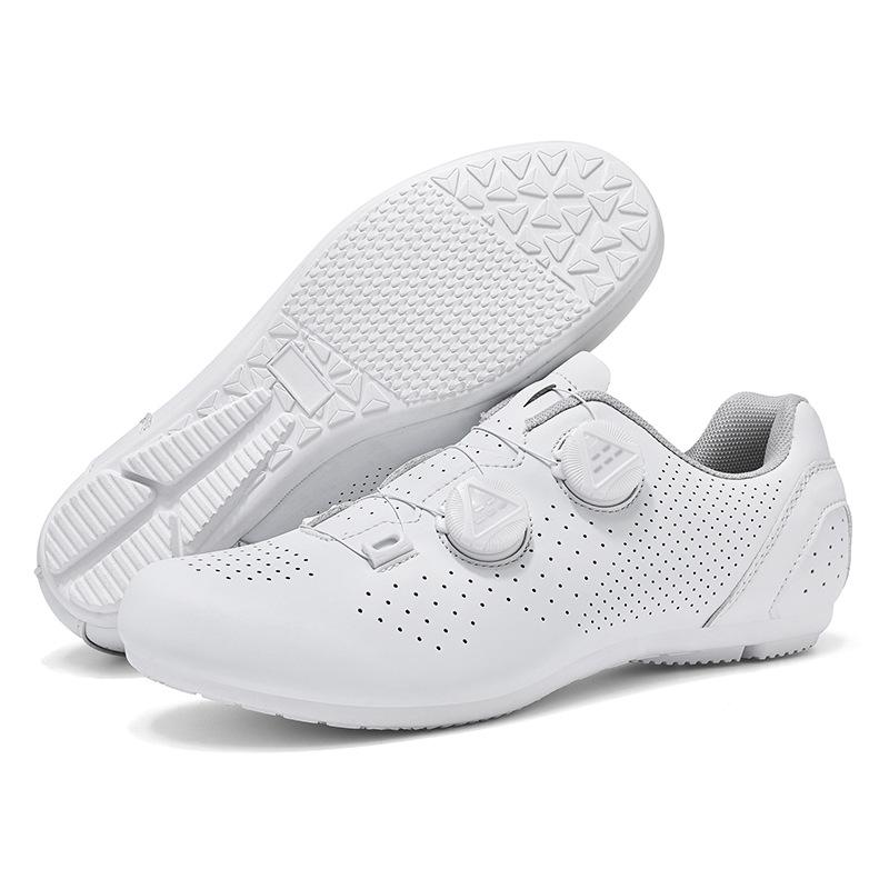 New Unlocked Cycling Shoes Men's Road Bike Lock Shoes Breathable Bicycle Shoes Non-locked Mountain Cycling Shoes Spot