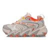 Li Ning X Claw Cat Paw Cushioning Slip Resistant Low top Sports Casual Shoes Women's Gray Orange AGLQ014-3