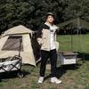 New Balance Jackets Men's Khaki Hooded Moderate AMJ31304-BNN