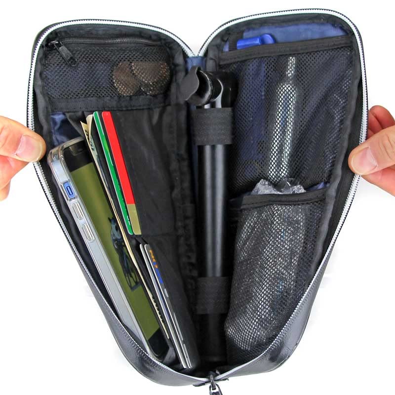 R250 Waterproof SmartRide Monotone Medium Pouch, Camouflage, Long, Black,