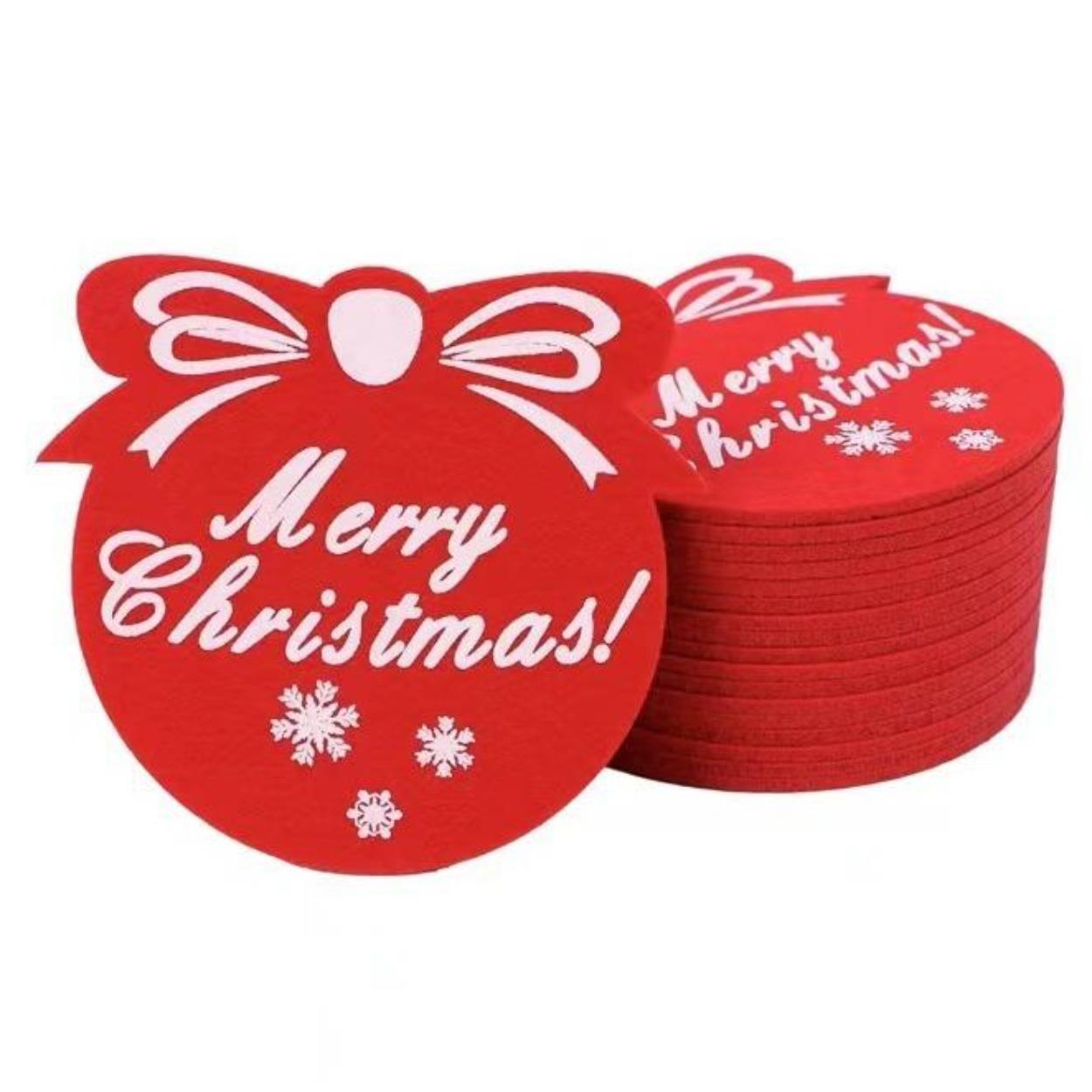 

Рождественские фетровые утолщенные подставки теплоизоляционные водопоглощающие нескользящие коврики для стола дом и декор кухонная утварь