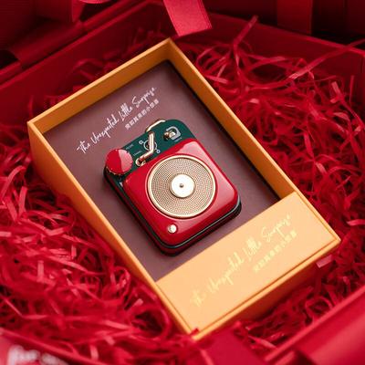Mao Wang Atomic Player B612 MW-P1 Tragbarer Retro Bluetooth Lautsprecher CN-Stecker (Adapter enthalten)
