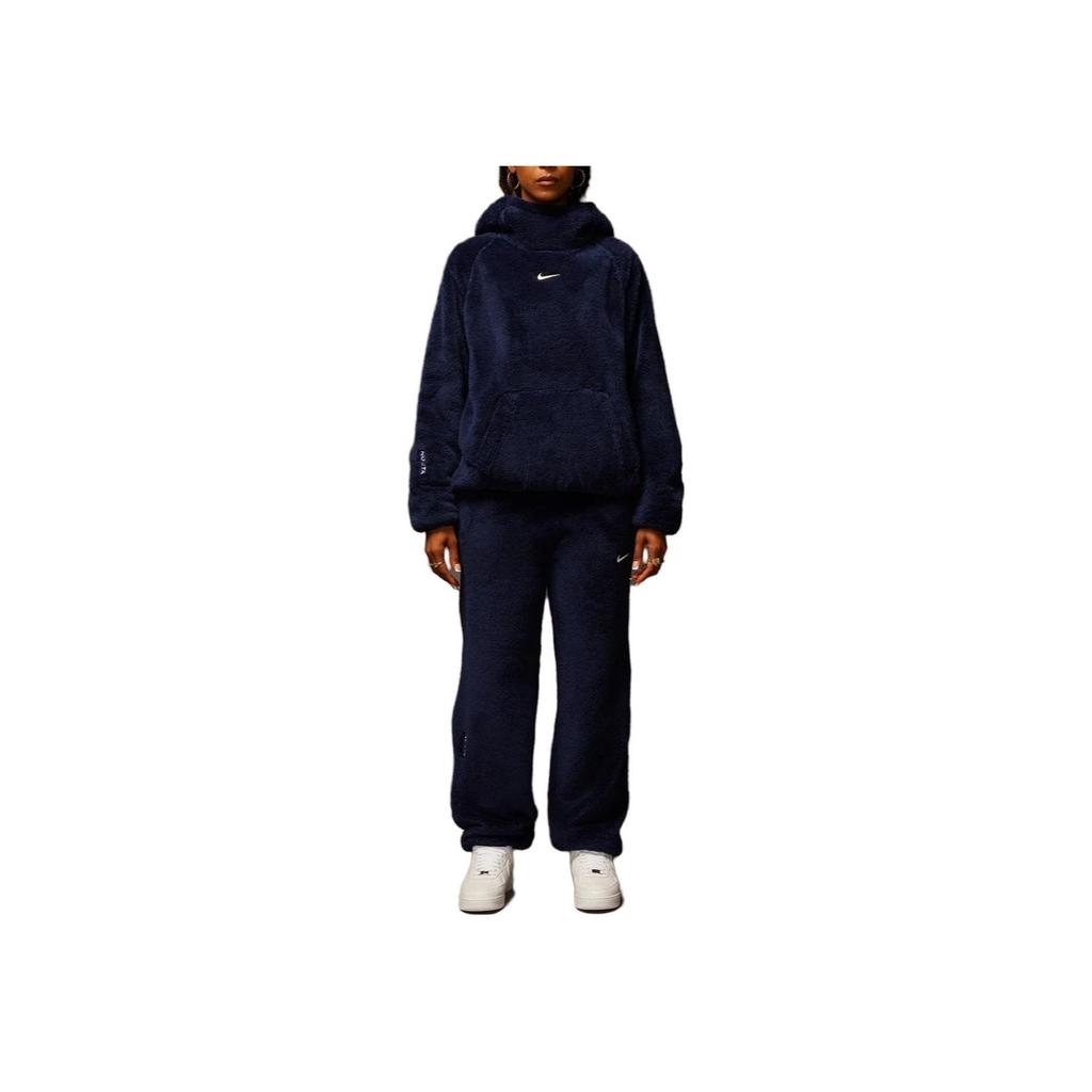 Nike X NOCTA Womens Chalet Polar Top Dark Blue Women Streetwear DV3645-410