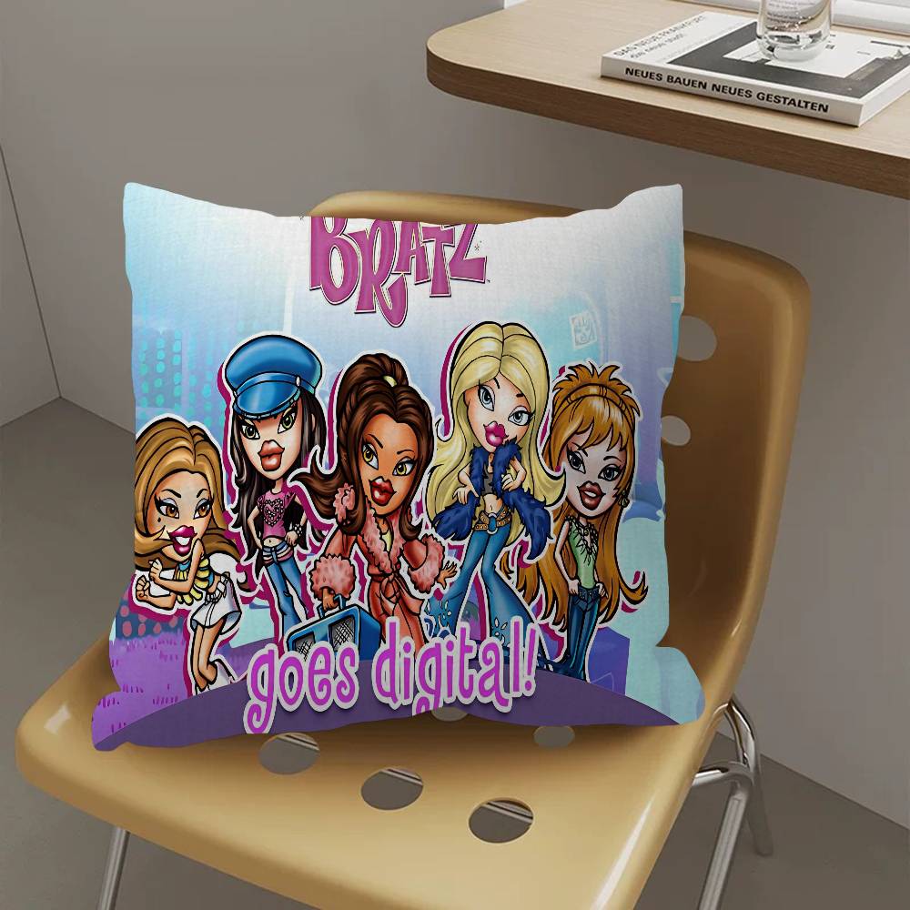 Anime B-Bratz Pillow Cushion Cover Pillowcase Living Room Sofa Home Decor