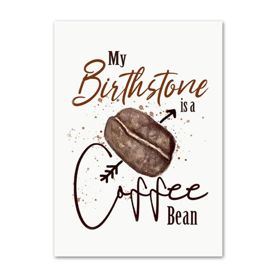 Nordic Food Coffee Beans Bean Grinder Modern Wall Art Canvas Painting Nordic Posters And Prints Wall Pictures Cafe Kitchen Decor