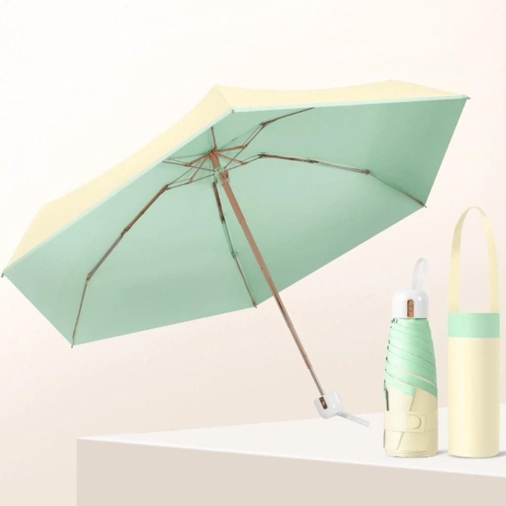 Ultraviolet Protection Pocket Parasol Folding Sun Shade Umbrella Portable Sun Umbrella  Outdoor