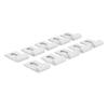 10PCS Greenhouse Base Hook Set Aluminum Greenhouse Base Clips Hook Fixings Attaches Fixture Set for