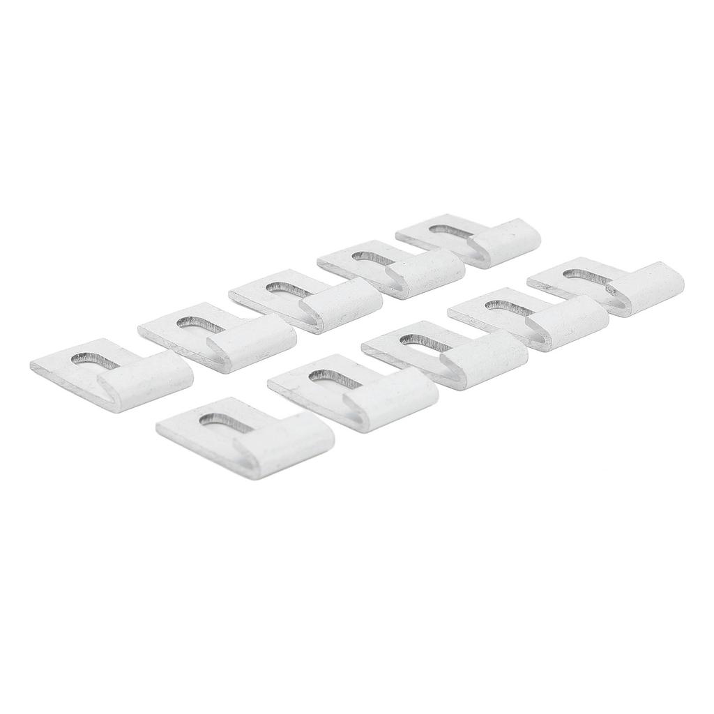 10PCS Greenhouse Base Hook Set Aluminum Greenhouse Base Clips Hook Fixings Attaches Fixture Set for