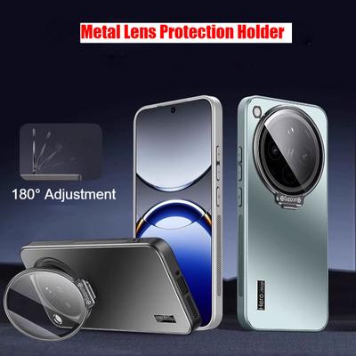 Étui Porte-Objectif d'Appareil Photo en Métal pour OPPO Find X8 Pro X7 Ultra X6Pro Antichoc Mat Support Invisible Coque Arrière Support Invisible