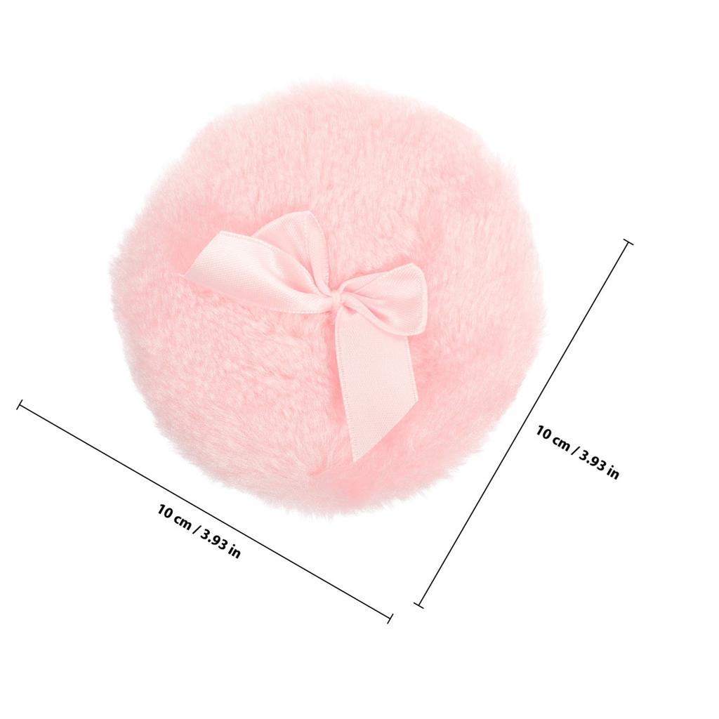 3Pcs Baby Body Powder Compact Bowknot Powder Puff Soft Touch for Household Home Salon Makeup Use Makeup