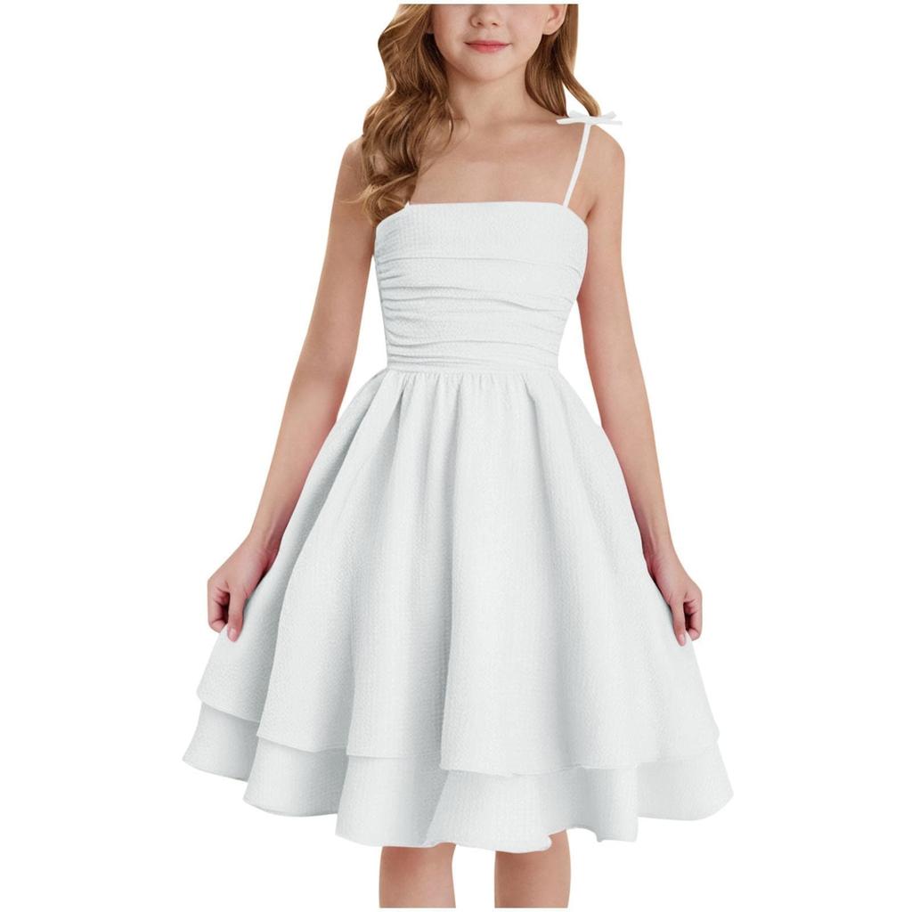 Children's Fashion Princess Dress Sweet And Cute Spaghetti Strap Dress