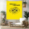 Borussia Dortmund Wall Decor Tapestry Art For Pet Memorial Birthdaywedding Party Backdrop Family Gift