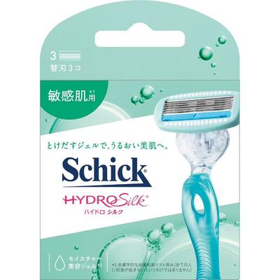 Sic Japan Cic. HYDROSILK - Replacement Blade for Sensitive Skin (3 Pieces) Replacement Blades for Women Women's Razors When Replacing the Blade, Be Ca