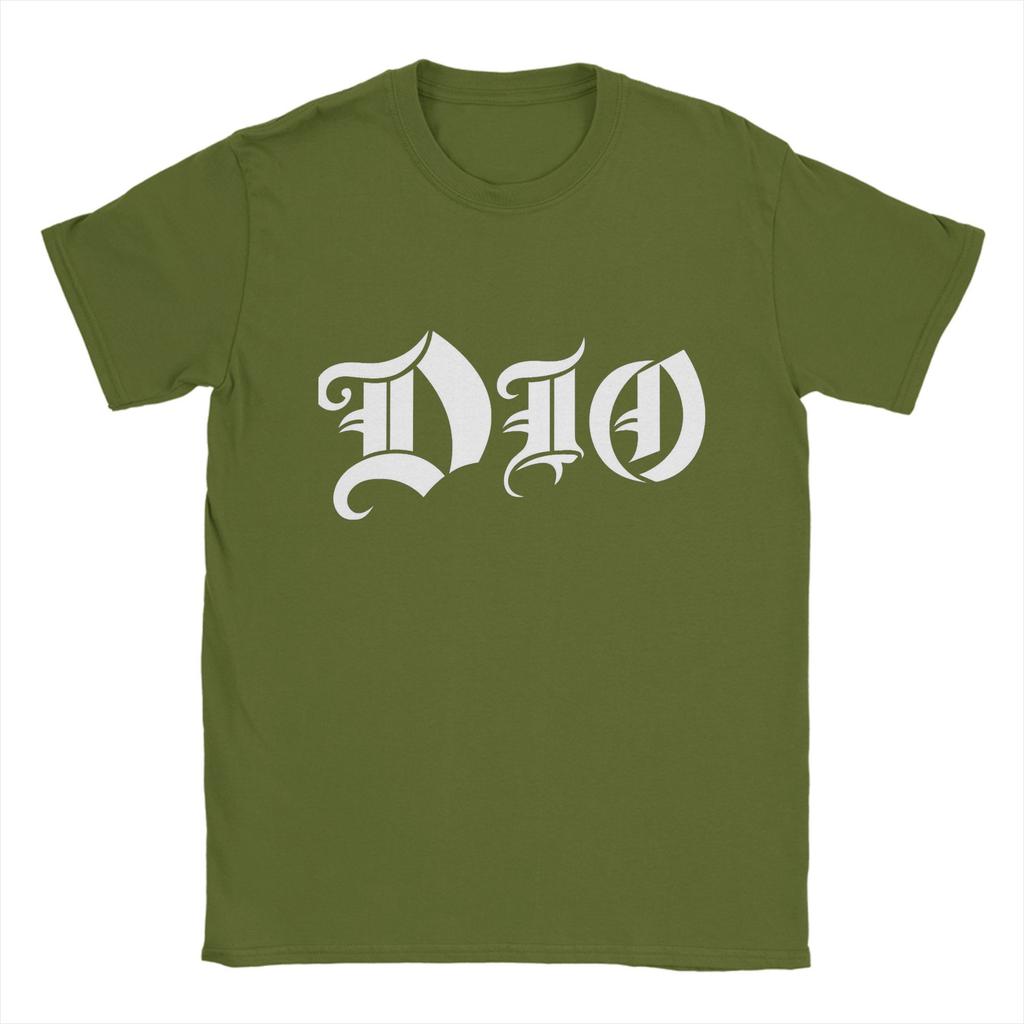 DIO Rocková kapela Tričko Léto Populární Trička Pánská 100% Bavlna O Krk Nadměrná Trička Krátký Rukáv Streetwear Topy