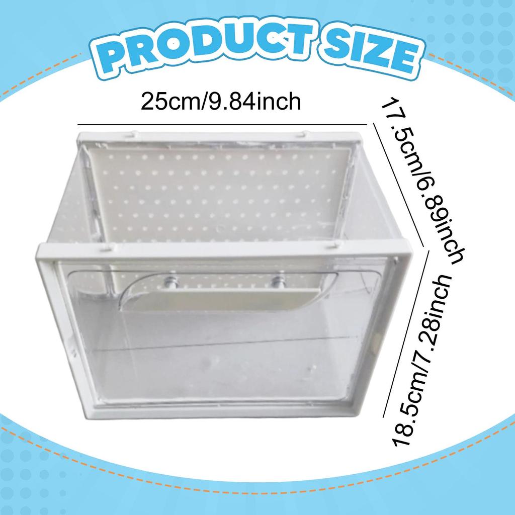 Reptile Terrarium Carrier Transparent Reptiles Cage,Reptile Breeding Box,for Crayfish