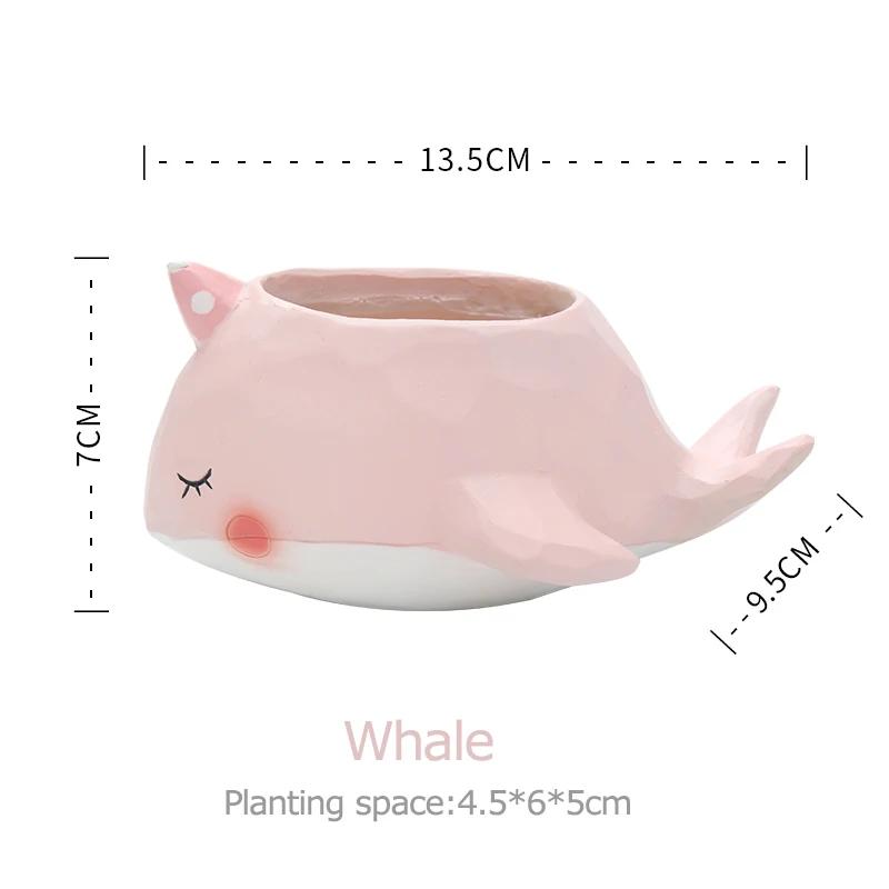 

Cute Animals Flower Pots for Succulents Plants, Dinosaur Elephant Planters, Fairy Garden Pots Ornaments Home Desktop Decoration бордовый