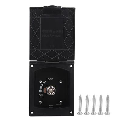 1 2in Exterior Shower Box Inlet and Outlet Port for RV Boat Motorhome Without Shower Hose Head